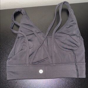 lululemon athletica Charcoal Sports Bra